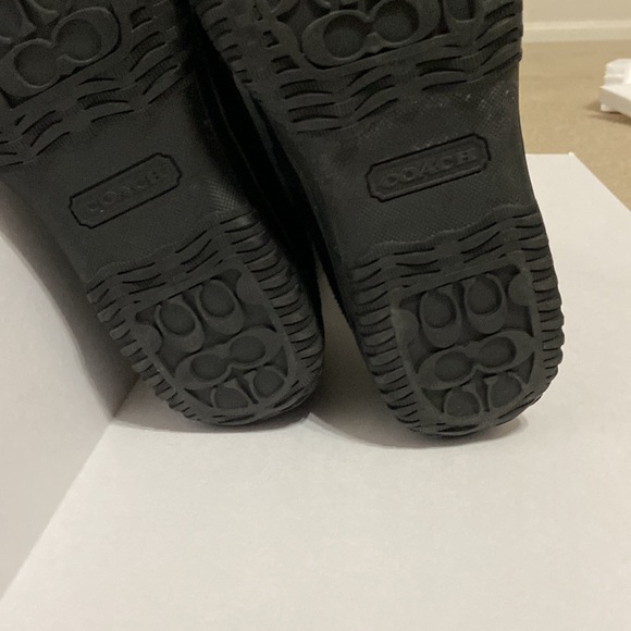 Women’s COACH Sherman Suede/Nylon Winter Boots Black Size 8B US, Black and Gray - Picture 11 of 11